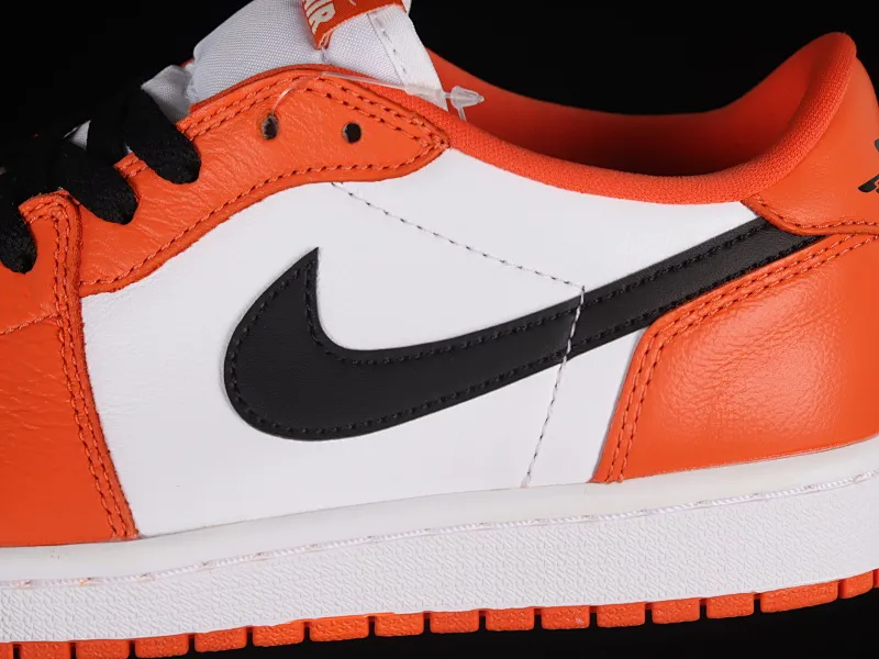 All categories Air Jordan Jordan series basketball shoes Air Jordan 1 Low pure original version Air Jordan 1 Low OG "Shattered Backboard" AJ1 Joe 1 white buckle shredded full head layer low-top basketball shoes CZ0790-801